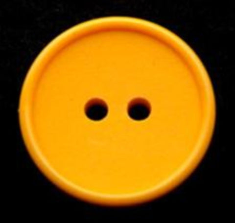 B9322 19mm Gold Yellow Matt Centre 2 Hole Button - Ribbonmoon