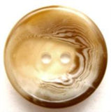 B7827 23mm Browns and Creams High Gloss 2 Hole Button - Ribbonmoon