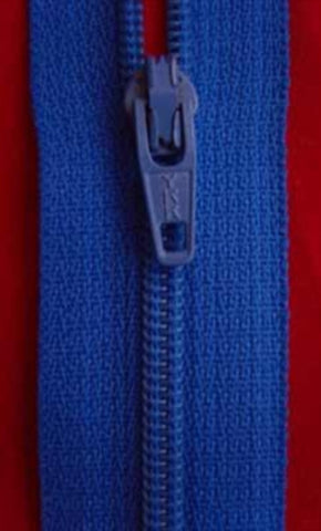 Z0232 YKK 51cm Royal Blue Nylon No.3 Closed End Zip - Ribbonmoon