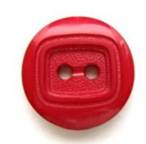 B5851 18mm Deep Raspberry Matt Centre 2 Hole Button - Ribbonmoon