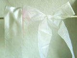 R5167 46mm White Sheer Ribbon - Ribbonmoon