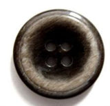 B6893 18mm Dark Brown and Frost Beige High Gloss 4 Hole Button - Ribbonmoon