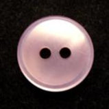 B5914 14mm Pale Baby Pink Polyester 2 Hole Button - Ribbonmoon