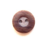 B6677 11mm Light Stone Brown Matt 2 Hole Button - Ribbonmoon