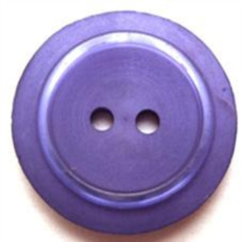 B7324 23mm Blue Lupin Iced Matt 2 Hole Button - Ribbonmoon