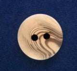 B2285 15mm Peach Beige Matt Bone Sheen 2 Hole Button - Ribbonmoon