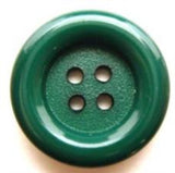 B5585 23mm Bright Deep Jade Green Matt Centre 4 Hole Button - Ribbonmoon