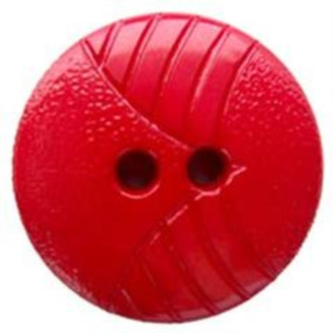 B6359 23mm Red Textured 2 Hole Button - Ribbonmoon