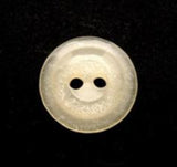 B9879 15mm Cream Shimmery Gloss 2 Hole Button - Ribbonmoon