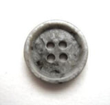 B9848 15mm Grey Stone Effect 4 Hole Button - Ribbonmoon