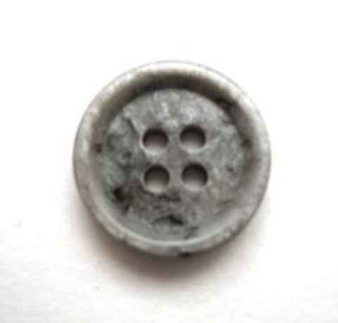 B9848 15mm Grey Stone Effect 4 Hole Button - Ribbonmoon