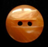 B4042 19mm Tonal Pale Orange Shimmery 2 Hole Button - Ribbonmoon