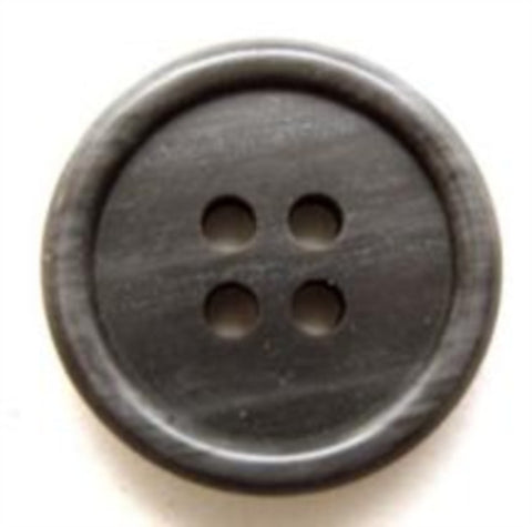 B8355 19mm Tonal Grey Soft Sheen 4 Hole Button - Ribbonmoon