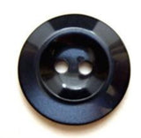 B8199 19mm Tonal Navy Polyester 2 Hole Button - Ribbonmoon