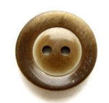 B7829 18mm Tonal Brown High Gloss 2 Hole Button - Ribbonmoon