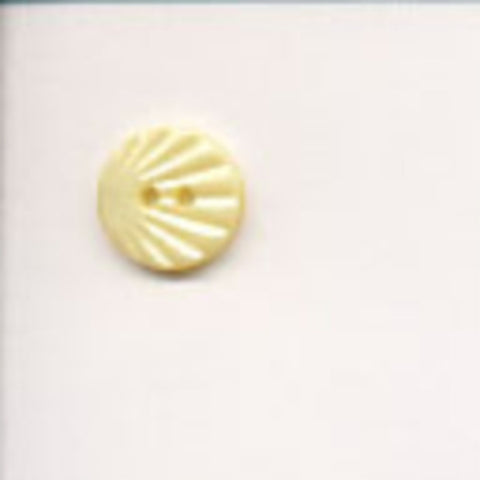 B8785 13mm Pale Primrose Textured 2 Hole Button - Ribbonmoon