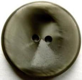 B17084 28mm Tonal Grey Greens Vivid Shimmery 2 Hole Button - Ribbonmoon