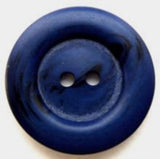 B8005 23mm Tonal Dark Dusky Royal Blue Bone Sheen 2 Hole Button - Ribbonmoon