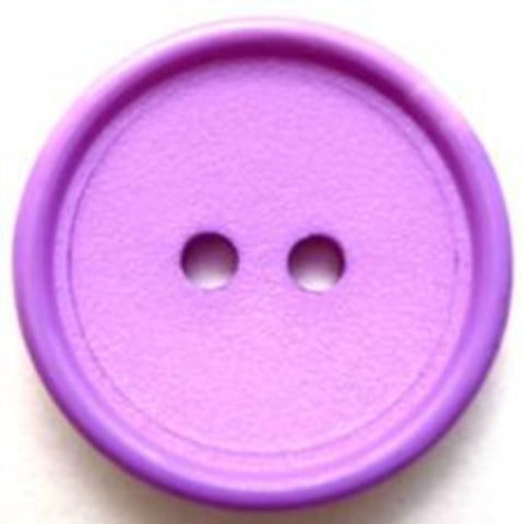 B7727 23mm Bright Lilac Matt Centre 2 Hole Button - Ribbonmoon