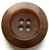 B17520 22mm Tonal Brown 4 Hole Button - Ribbonmoon