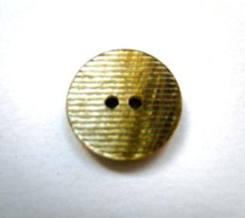 B16338 15mm Tonal Sage Moss Semi Pearlised Textured 2 Hole Button