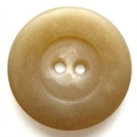 B6751 22mm Dull Camel Aaran Bone Sheen 2 Hole Button - Ribbonmoon