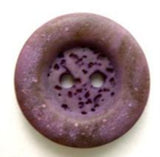 B6385 20mm Mauve Lilac and Brown Stone Effect 2 Hole Button - Ribbonmoon