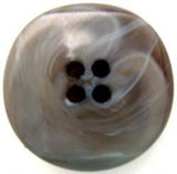 B6010 25mm Tonal Grey Blues and Brown Gloss 4 Hole Button - Ribbonmoon