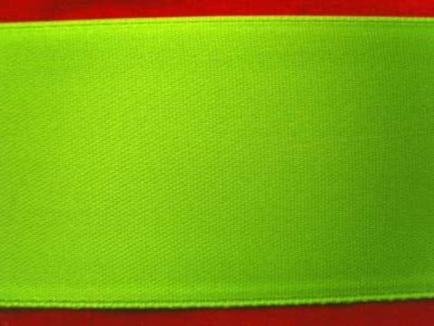 R1745 36mm Lime Green Single Face Satin Ribbon - Ribbonmoon