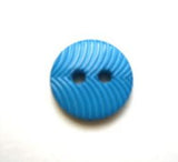 B7662 11mm Peacock Blue Textured 2 Hole Button - Ribbonmoon