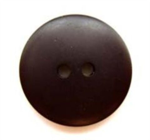 B5099 20mm Deepest Navy Soft Sheen 2 Hole Button - Ribbonmoon