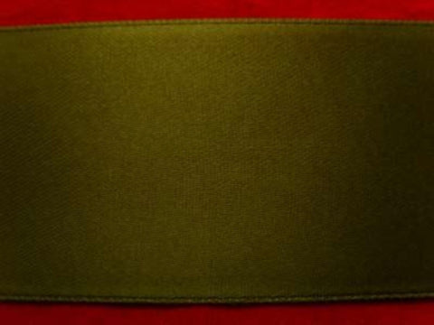 R0927L 50mm Deep Leaf Green Single Faced Satin Ribbon by Offray