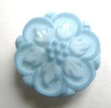 B13777 19mm Baby Blue Textured Shank Button - Ribbonmoon