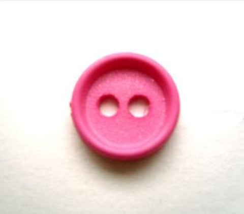 B9348 14mm Sugar Pink Matt Centre 2 Hole Button - Ribbonmoon