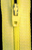 Z4511 20cm Bright Dusky Yellow Nylon No.3 Closed End Zip - Ribbonmoon