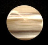 B11885 20mm Frosted Beig and Semi Pearlised Shank Button - Ribbonmoon