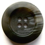 B17513 22mm Mid and Smoked Greys Faux Horn 4 Hole Button