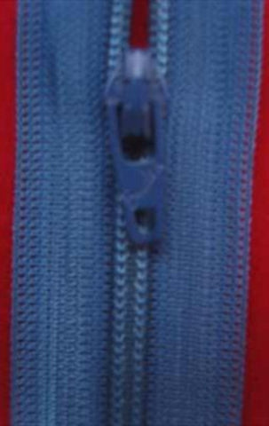 Z0738 46cm Dusky Blue YKK Beulon Lightweight No.2 Closed End Zip