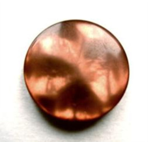 B10009 19mm Tonal Hot Chocolate Brown Polyester Shank Button - Ribbonmoon