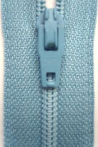 Z3362 Optilon 18cm Saxe Blue Nylon No.3 Closed End Zip - Ribbonmoon