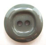 B5104 19mm Petrol Grey High Gloss 2 Hole Button - Ribbonmoon