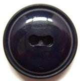 B6411 25mm Navy Chunky Domed 2 Hole Gloss Button - Ribbonmoon