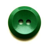 B7402 16mm Deep Green High Gloss 2 Hole Button - Ribbonmoon