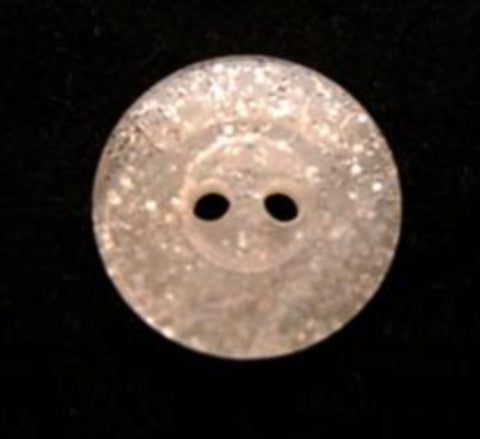 B6717 15mm Pearl and Silver Glittery 2 Hole Button - Ribbonmoon