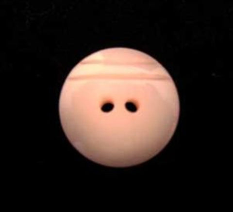 B13643 15mm Pale Pink Gloss 2 Hole Button - Ribbonmoon