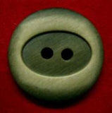 B17979 20mm Frosted English Forest Green Matt Bone Sheen 2 Hole Button - Ribbonmoon