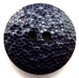 B13145 23mm Midnight Navy Textured 2 Hole Button - Ribbonmoon