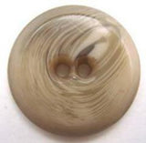 B5044 25mm Tonal Beige's Chunky Gloss 2 Hole Button - Ribbonmoon