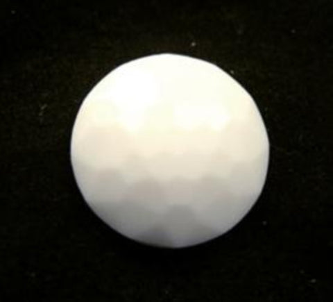 B11575 17mm White Domed Honeycomb Shank Button - Ribbonmoon