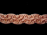 FT1659 13mm Dusky Vieux Rose Pink Braid Trimming